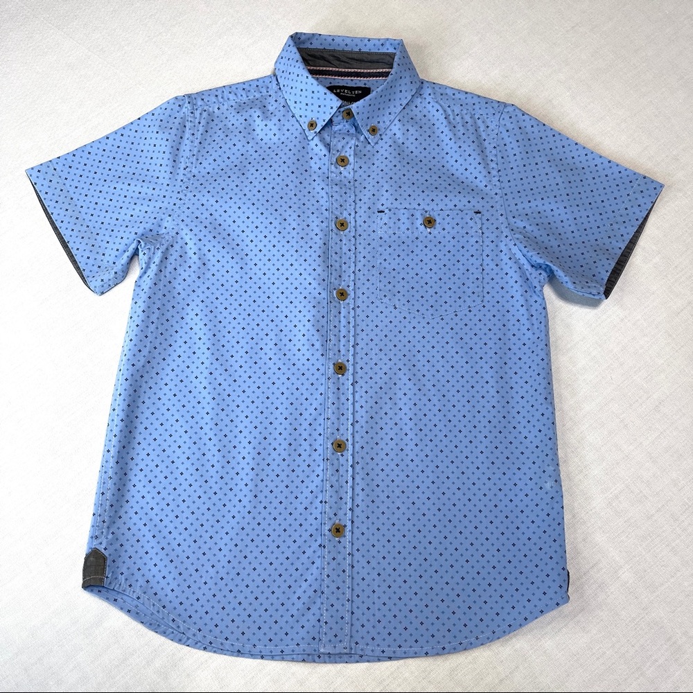 Level Ten Short Sleeve Button Up Shirt